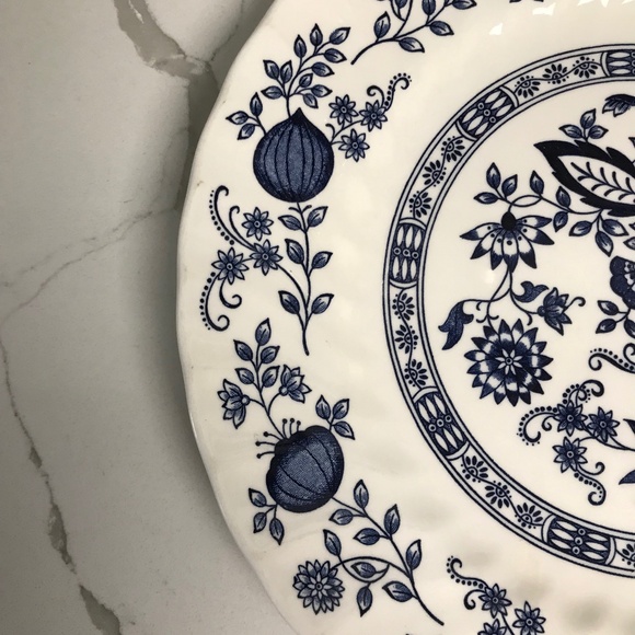 Vintage Royal Wessex Blue Onion  Ironstone 10” Plate - Picture 4 of 4